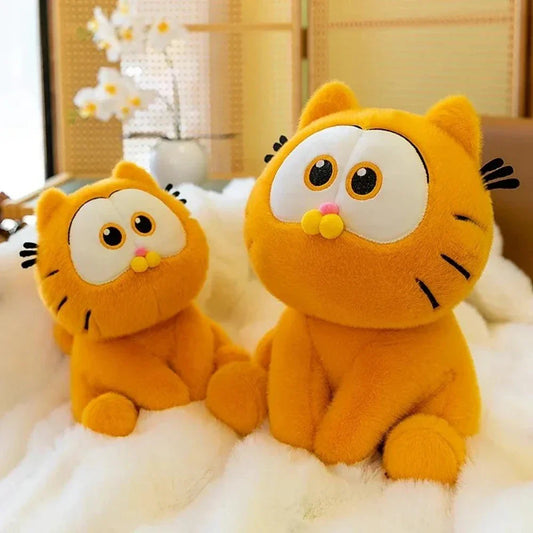 25cm (9.8in) Kawaii Cartoon Cat Plush Toy - Stuffed Anime Plushie Decorative Gift